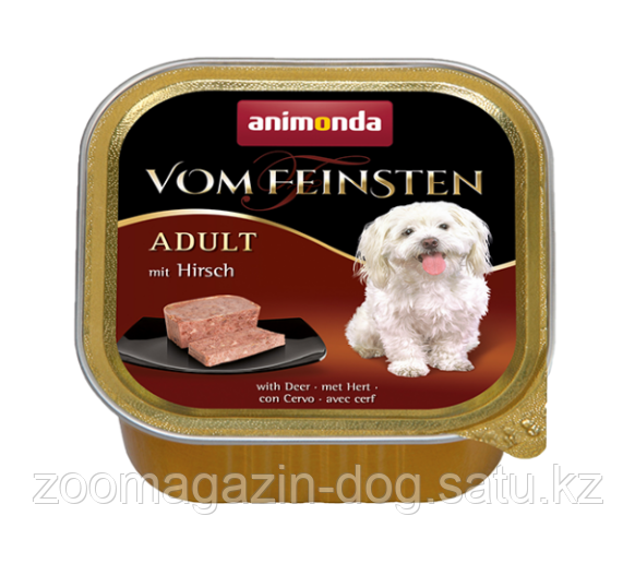 Animonda Vom Feinsten ADULT для собак с олениной, 150 гр