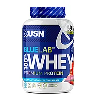 Протеин BlueLab 100% Whey, 2 kg, USN Strawberry