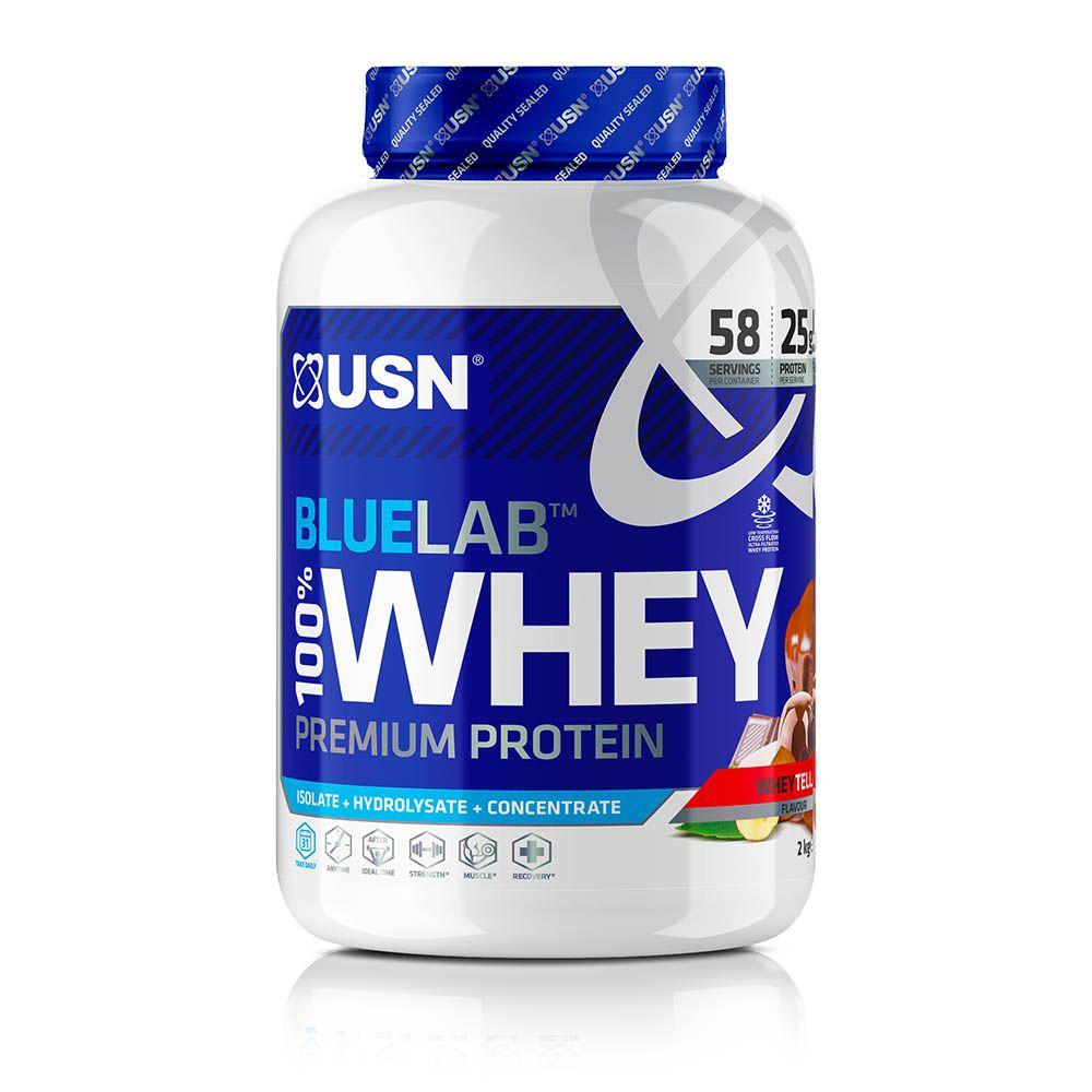 Протеин BlueLab 100% Whey, 2 kg, USN Wheytella - фото 1 - id-p106027203