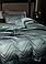 Комплект постельного белья двуспальный из сатина с геометрическим принтом, фото 2
