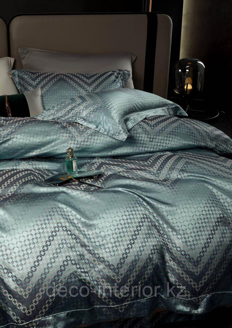 Комплект постельного белья двуспальный из сатина с полосами - фото 6 - id-p108146578