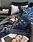 Комплект постельного белья из египетского хлопка с квадратами, фото 2