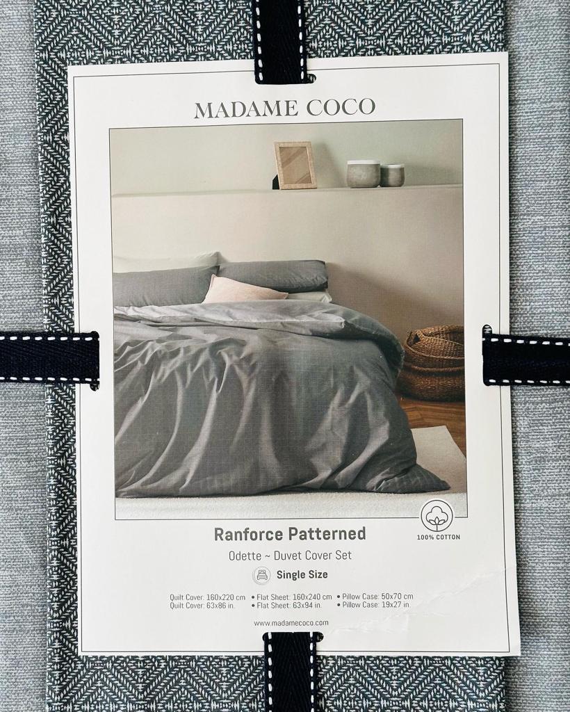 Комплект постельного белья Madame Coco, серый - фото 5 - id-p108146802