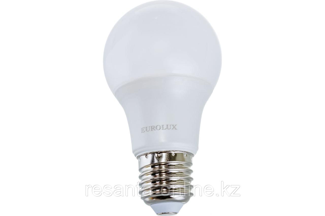 Светодиодная лампа Eurolux LL-E-A60-11W-230-6K-E27 груша, 11Вт, холод., Е27