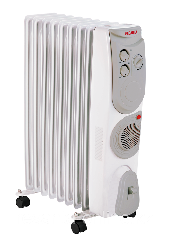 Масляный радиатор ОМ-9АВ (2,4 кВт) Ресанта