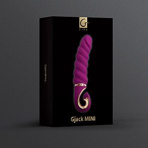 Анатомический витой вибратор "Gvibe Gjack Mini", 19х3.5 см