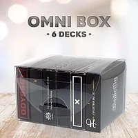 Omni Box прозрачный органайзер для колод карт (6 колод)