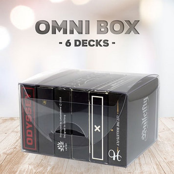 Omni Box прозрачный органайзер для колод карт (6 колод)