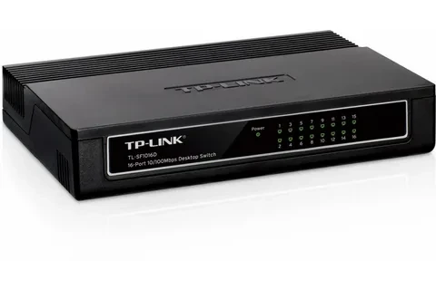 Коммутатор TP-LINK <TL-SF1016D> 16-Port 100Mbps Desktop Switch (16UTP 100Mbps)