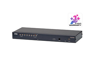 8-портовый мультиинтерфейсный (DisplayPort, HDMI, DVI, VGA) КВМ-переключатель по кабелю Cat 5  KH1508A ATEN