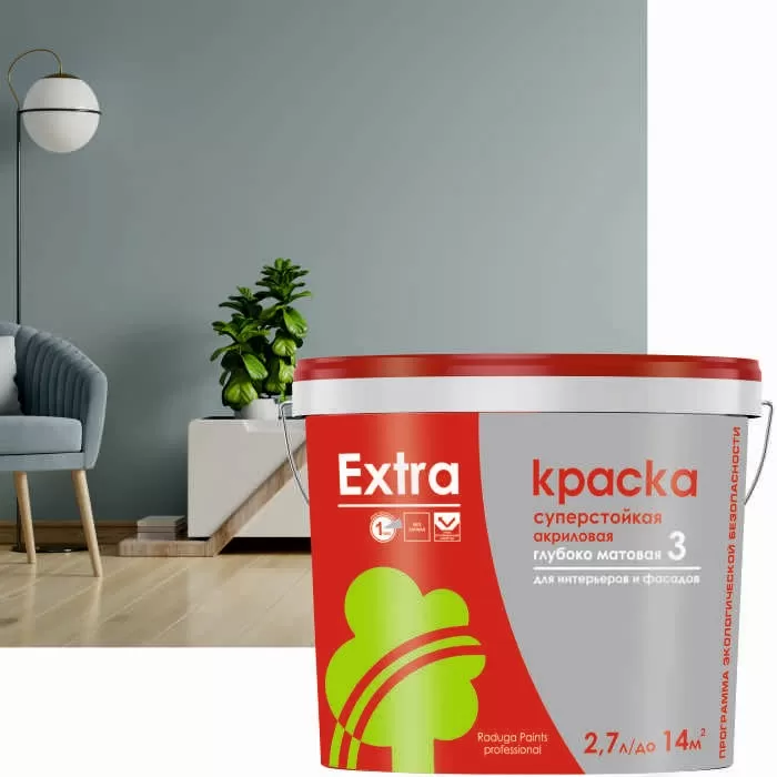 Краска "Extra" для фасадов и интерьеров "Радуга-114" акриловая - фото 1 - id-p108150103