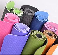 Коврик для йоги 175*61*0,4см ПВХ Оптом