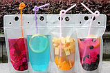 Пакет для напитков, замок ziplock , 500 мл 13*23+4*2 см, фото 4