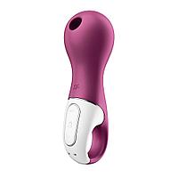 Вакуумный стимулятор клитора с вибрацией Satisfyer Lucky Libra ягодный