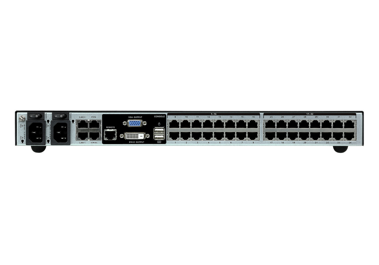 32-портовый КВМ-коммутатор с использованием кабеля Cat 5, доступом по IP KN1132V ATEN - фото 3 - id-p108151265