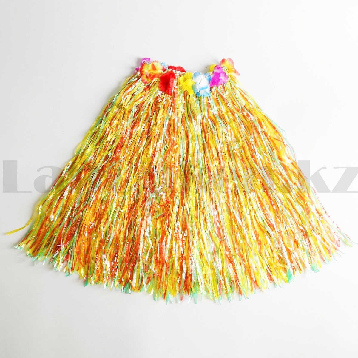 Юбка гавайская с цветами 59 см разноцветная - фото 1 - id-p108151677