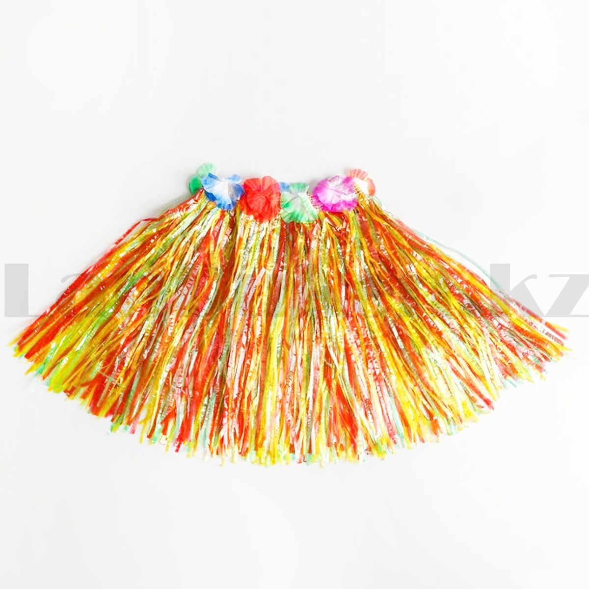Юбка гавайская с цветами 40 см - фото 1 - id-p108151838