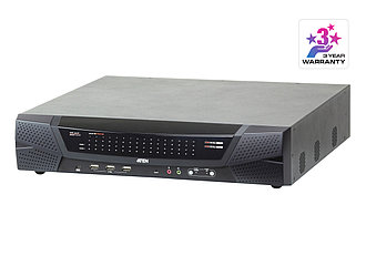 64-портовый КВМ-коммутатор с доступом по IP и поддержкой 1-локального/4-удаленных сеансов KN4164V ATEN