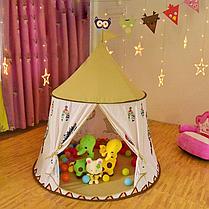 Палатка домик шалаш для детей "Вигвам вождя" с окном, фото 3