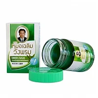 Тайский Бальзам для тела зеленый от воспаления и защемления нервов, TM WangProm, 50 гр.