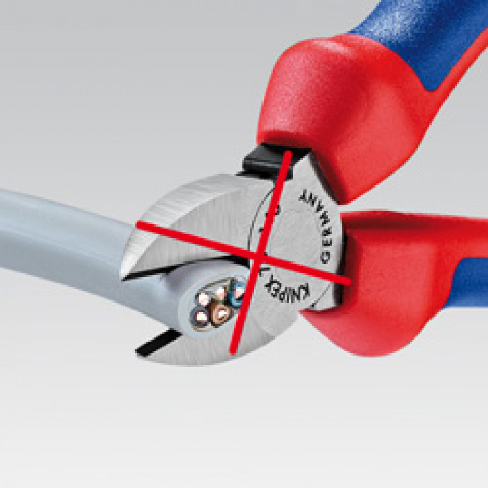 Ножницы для резки кабелей с раскрывающей пружиной KNIPEX KN-9522165 - фото 2 - id-p108159818