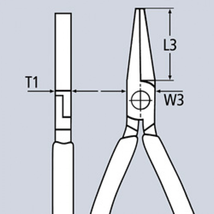 Плоскогубцы захватные, для электроники KNIPEX KN-3612130 - фото 4 - id-p108159836