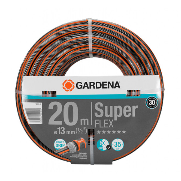 Шланг Gardena SuperFlex 13 мм (1/2) 20 м - фото 1 - id-p108159864