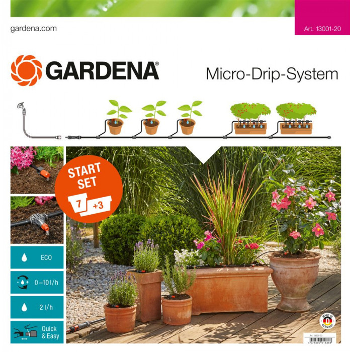 Комплект микрокапельного полива базовый Gardena