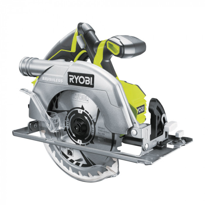 Пила дисковая бесщеточная аккумуляторная Ryobi R18CS7-0 ONE+ - фото 1 - id-p108162943