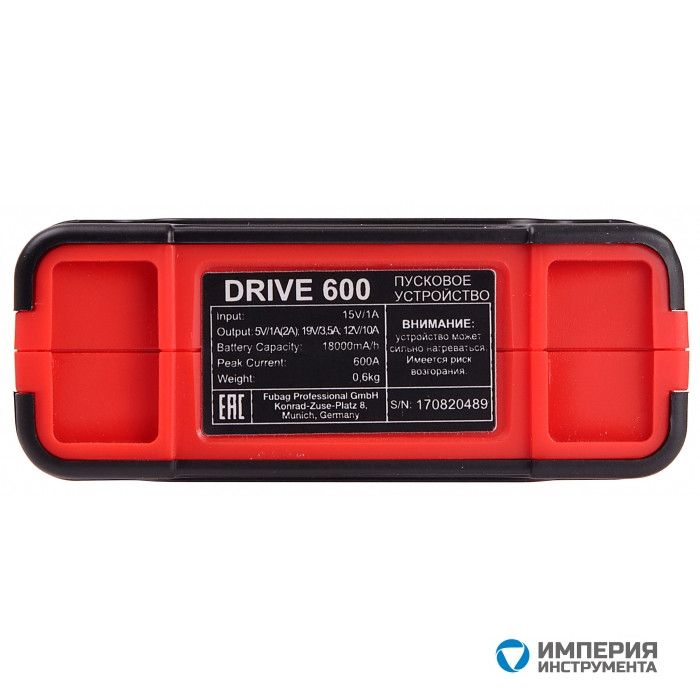 Пусковое устройство FUBAG DRIVE 600 - фото 4 - id-p108161102