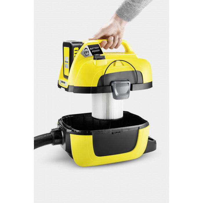 Пылесос хозяйственный Karcher WD 1 Compact Battery Set - фото 4 - id-p108163927