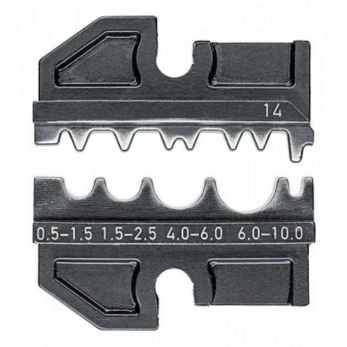 Плашка опрессовочная для прессуемых и трубчатых наконечников KNIPEX KN-974914 - фото 1 - id-p108161128