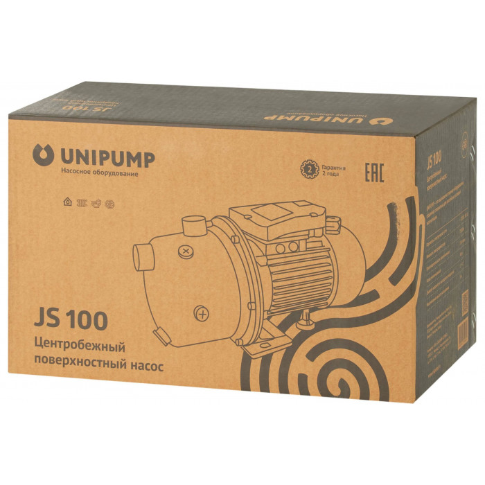 Поверхностный насос UNIPUMP JS 100 - фото 4 - id-p108161189