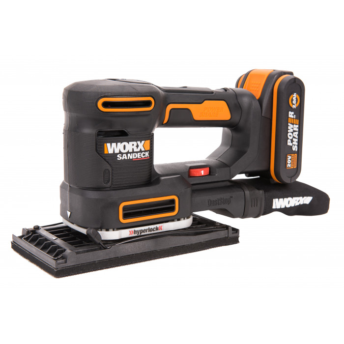 Виброшлифмашина аккумуляторная WORX WX820