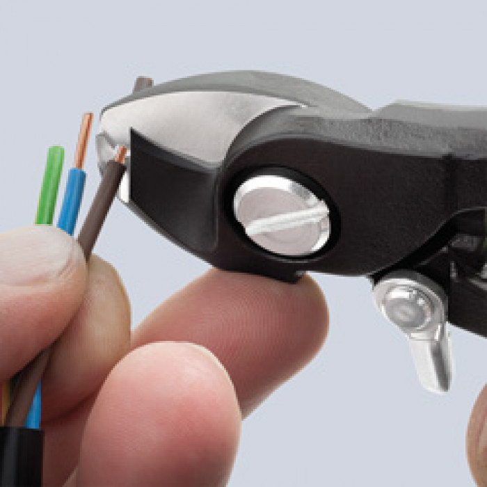 Ножницы для кабеля с функцией удаления изоляции KNIPEX KN-9541165 - фото 5 - id-p108160337