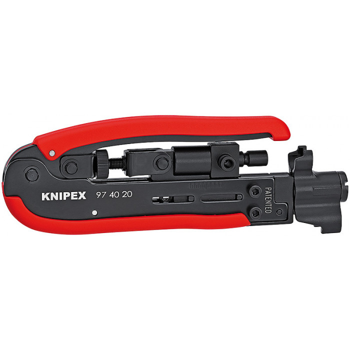 Компрессионный инструмент для штекера KNIPEX KN-974020SB - фото 1 - id-p108161265