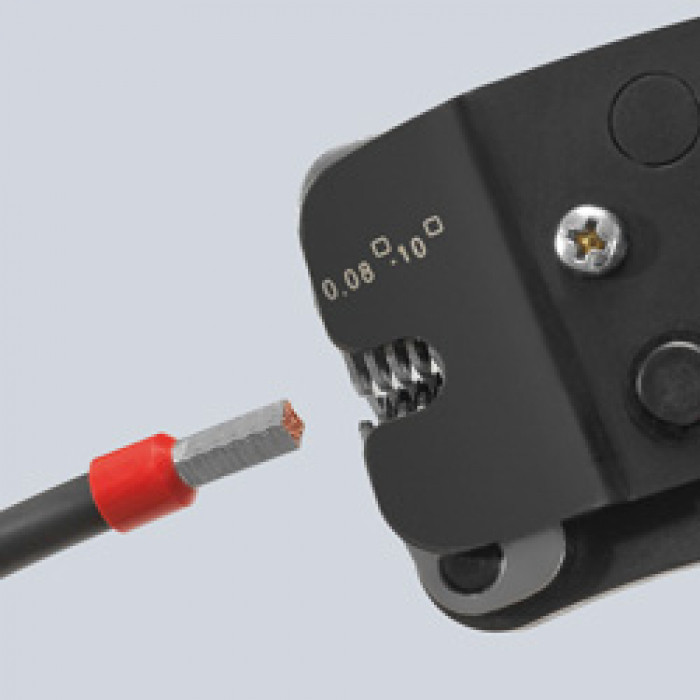Самонастраивающийся инструмент для опрессовки контактных гильз KNIPEX KN-975308 - фото 3 - id-p108165131