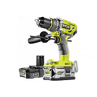 Дрель-шуруповерт бесщеточная аккумуляторная Ryobi R18PD7-252S ONE+