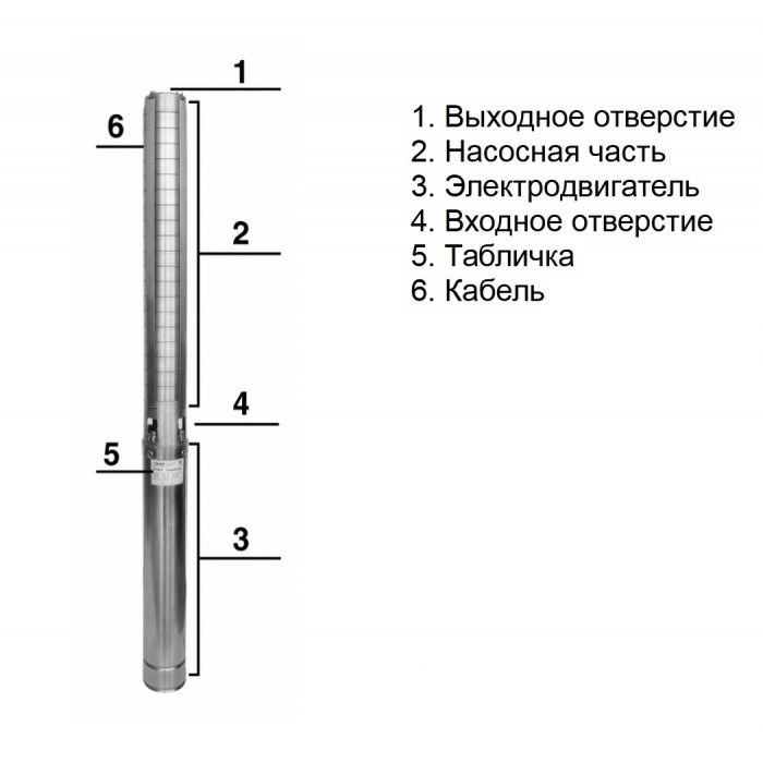 Скважинный насос Belamos 4TS 105/11 - фото 3 - id-p108167117