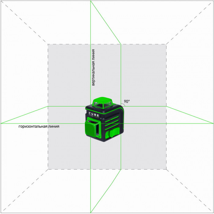 Уровень лазерный ADA CUBE 2-360 Green Ultimate Edition - фото 4 - id-p108163390