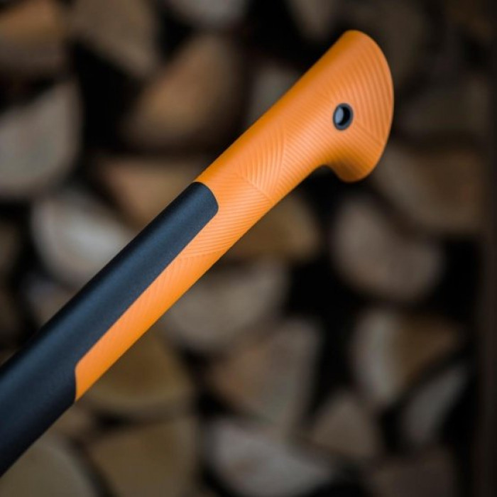 Топор-колун Fiskars XL, X25 + Нож строительный CarbonMax 18 мм - фото 4 - id-p108161556