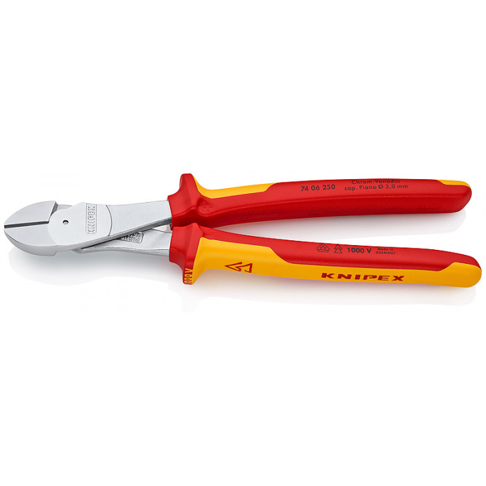 Кусачки боковые особой мощности KNIPEX KN-7406250