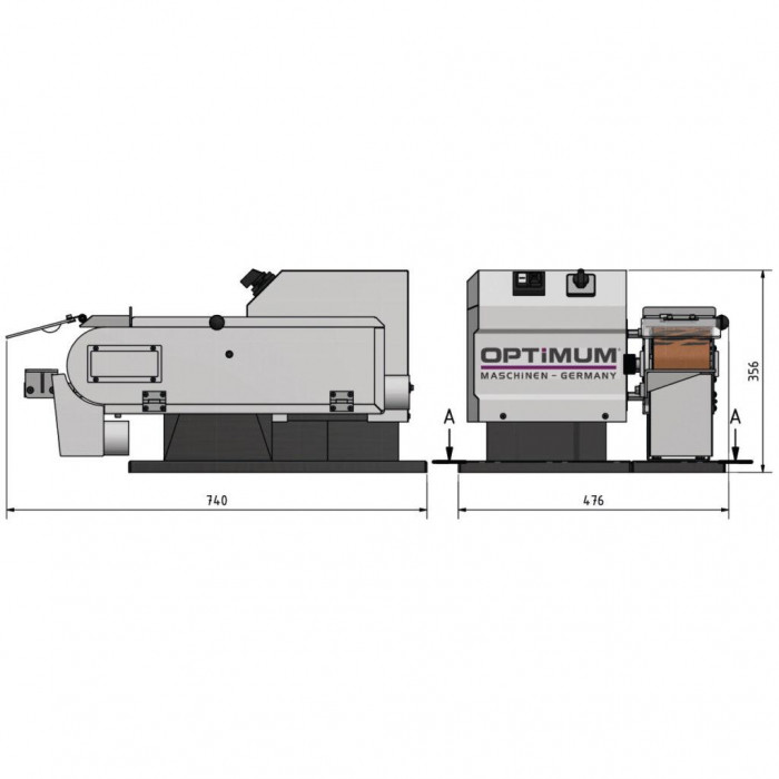 Станок для заточки OPTIMUM OPTIgrind GB 100S - фото 4 - id-p108169280