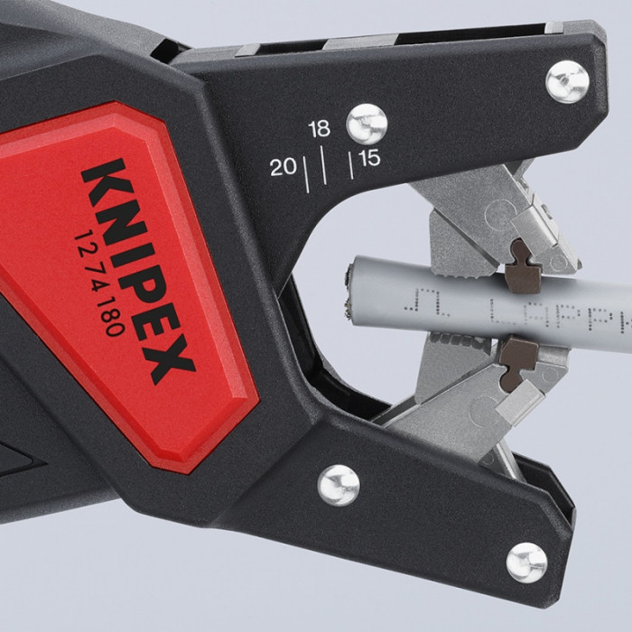Инструмент для снятия изоляции KNIPEX KN-1274180SB - фото 3 - id-p108162735