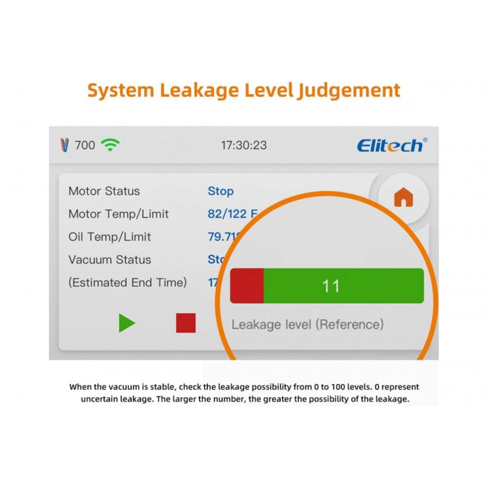 Интеллектуальный вакуумный насос Elitech V700 - фото 4 - id-p108168626