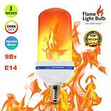 Лампа LED Flame Effect с имитацией пламени огня (Е14 / 12W), фото 10