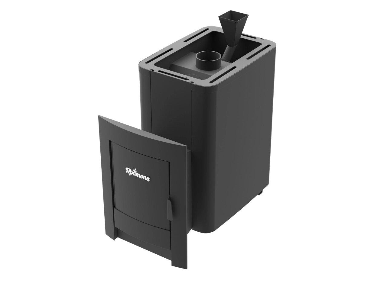 Печь для бани Вулкан 14 Панорама (Протопи) до 14 м3, фото 1