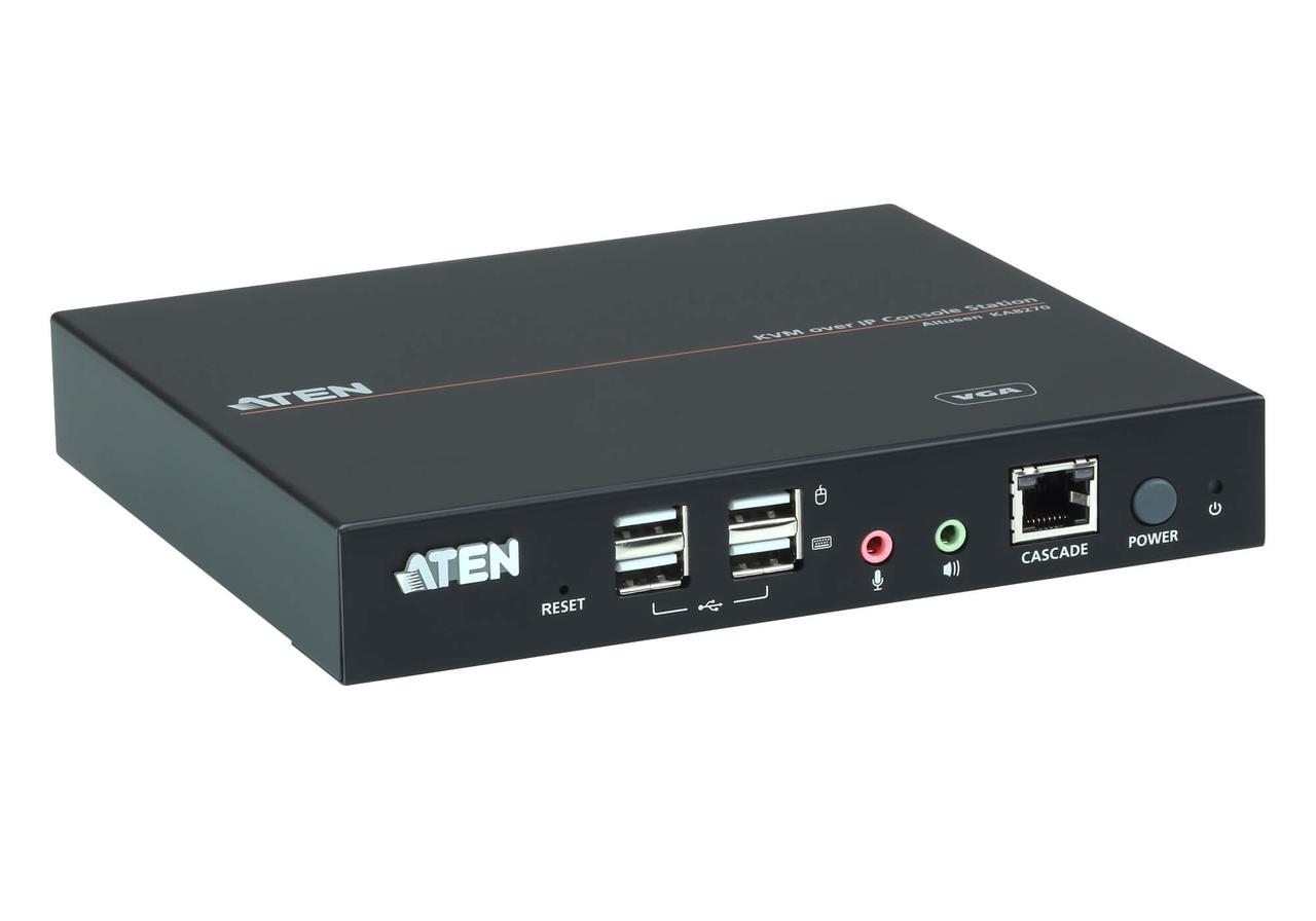 Консольная станция с интерфейсом VGA для КВМ-переключателя с доступом по IP KA8270 ATEN - фото 3 - id-p108178352