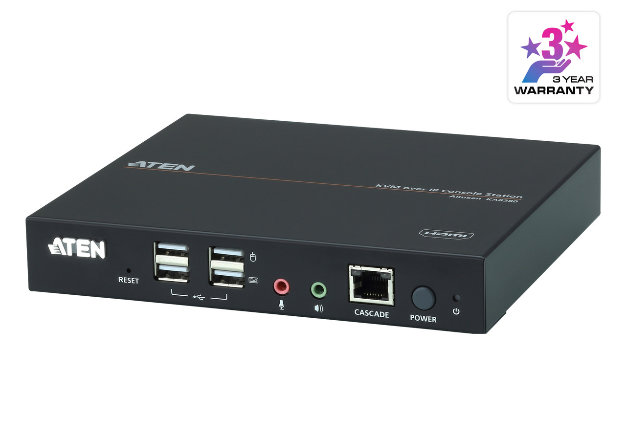 Консольная станция с интерфейсом HDMI для КВМ-переключателя с доступом по IP KA8280 ATEN - фото 1 - id-p108178372