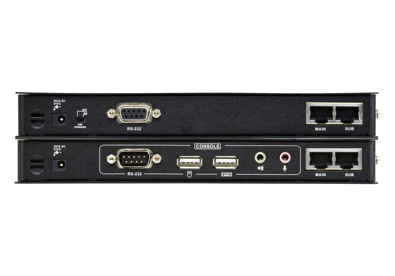 USB, DVI, КВМ-удлинитель по кабелю Cat 5 с поддержкой Dual View (1024x768@60м) CE604 ATEN - фото 3 - id-p108178579